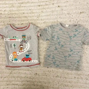 Tucker + Tate and Cuddle Bear 12-18 months alligator‎ and animal t-shirt set​